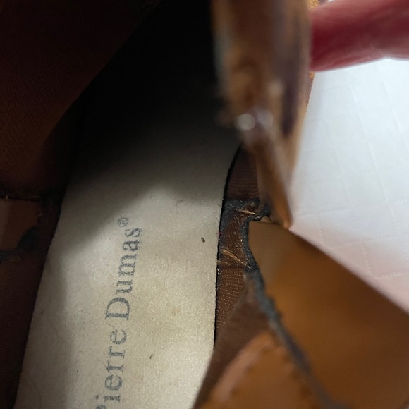 Animal Print Short Booties in Size 7.   Low heels with zippers on both sides. - Picture 5 of 5